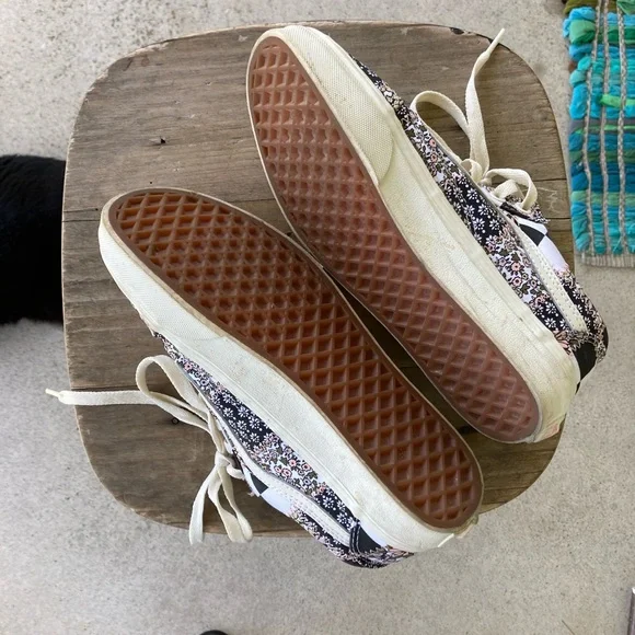 Vans Old Skool Skate floral and checkerboard - Picture 4 of 7